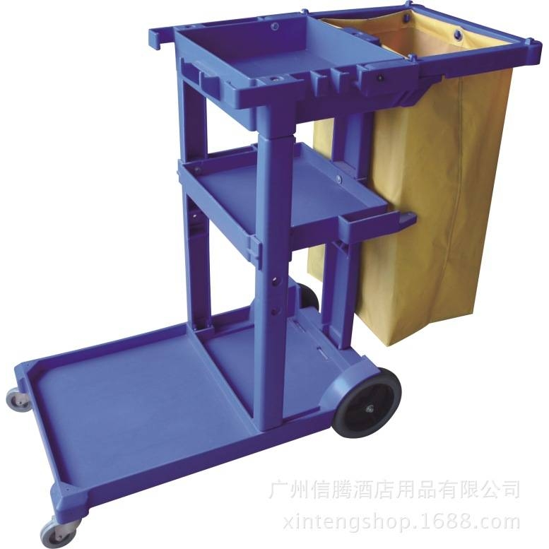AF08160白云服务车保洁车物业酒店宾馆客房清洁工具手推车清包车