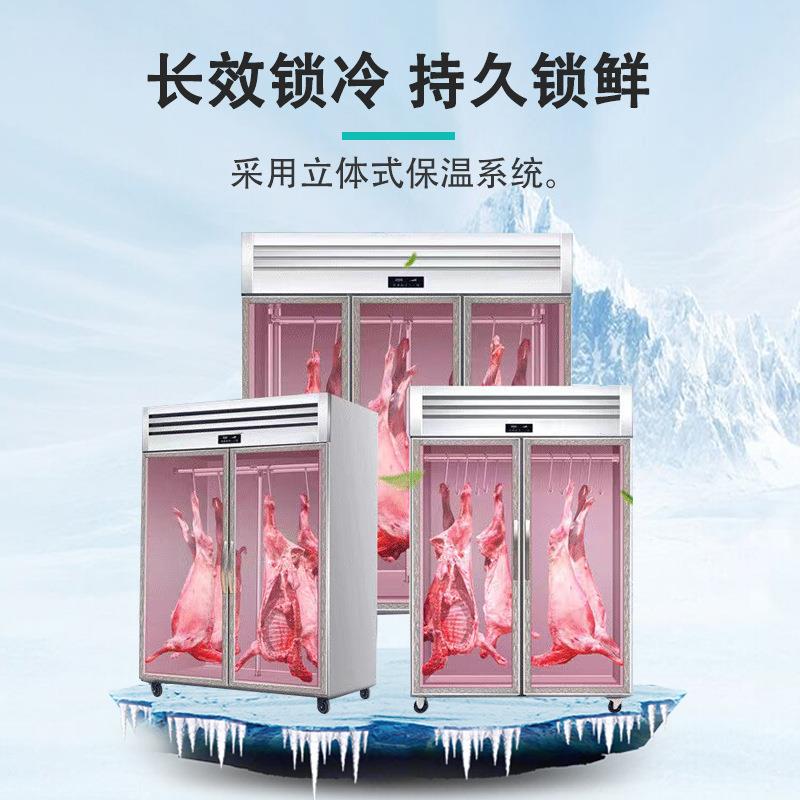 商用挂肉柜冷藏展示柜立式冰柜保鲜整猪牛羊双门直冷排酸冷冻柜