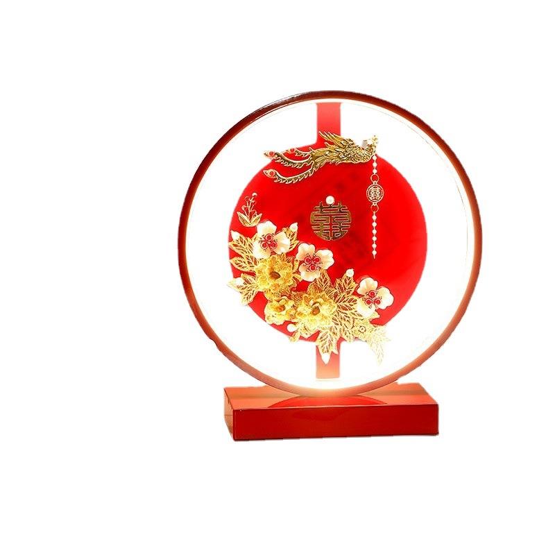 结婚礼物送新娘闺蜜朋友高档长明灯台灯摆件婚庆婚房装饰订婚礼品