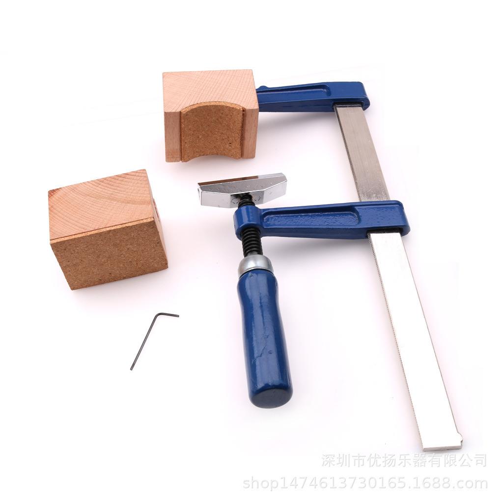 专业压品丝工具吉他品丝维修更换安装弧度槽铜片F型夹具