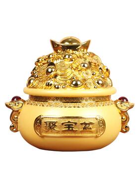 如意聚宝盆存钱罐摆件可存可取家居客厅酒柜玄关公司店铺开业礼品