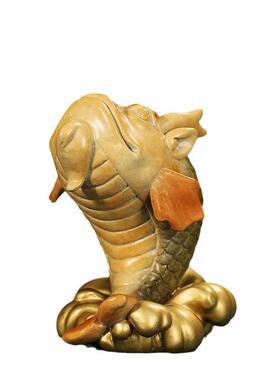工厂上古神兽小摆件龙生九子工艺品黄铜摆饰家居客厅小装饰品