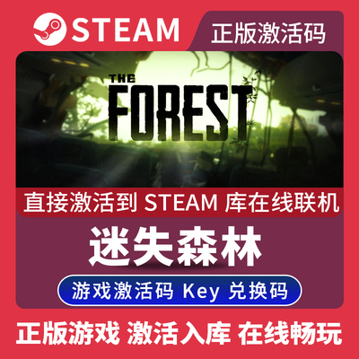 steam正版迷失森林激活码入库The Forest全DLC在线联机中文PC游戏生存联机游戏森林全DLC