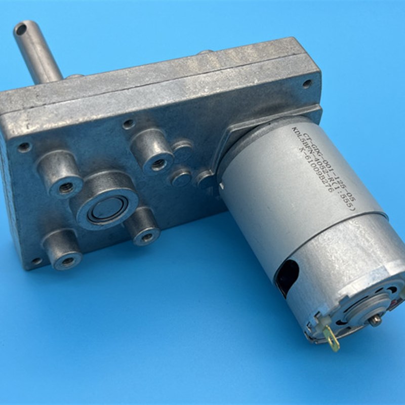 7字型555减速电机慢速马达全金属齿轮大扭矩减速直流马达6V ~12V