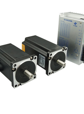 86BYG250三相步进电机套装6NM8.5NM12NM配套2254驱动器5.4A大电流