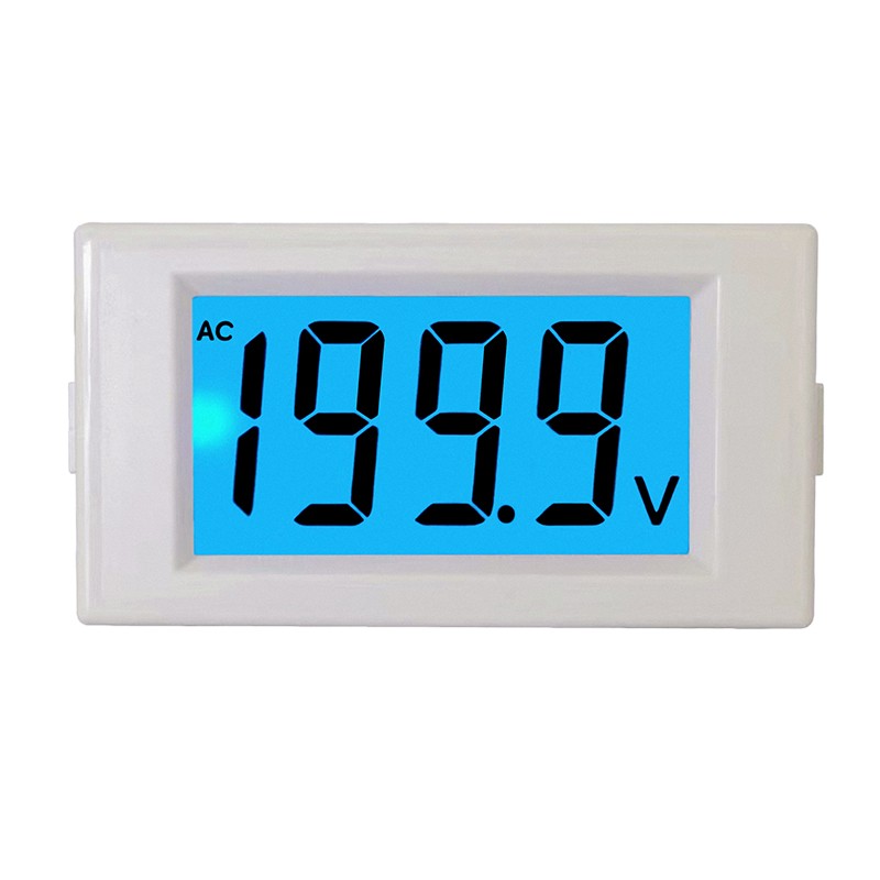 0-199.9v600v交流电压表液晶显示数显表头 独立电源抗干扰D69-222