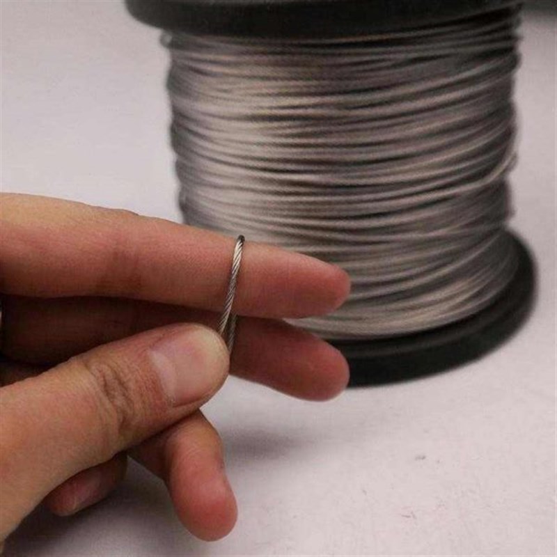 316L 304不锈钢钢丝绳7*19股超软不锈钢绳1 2 3 4 5 6 8 10mm