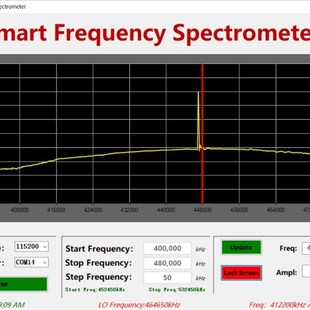 频谱仪 手持式简易频谱分析装置 10-6000 MHz 带射频源 功率计