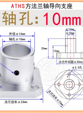 方法兰导向轴支座ATHS/LKH/10/12/13/15/16/18/20/25/30/35/40/50