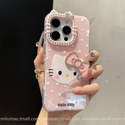 ins超好看独特kty猫蝴蝶结