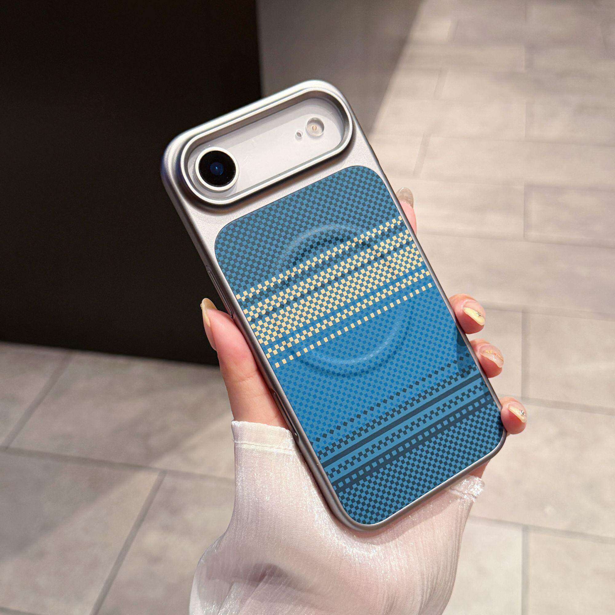 凯夫拉纹秒变17磁吸适用苹果Air手机壳iPhone17promax钛金属漆16Pro新小米17ultra硬15pro黑灰轻奢电镀保护套