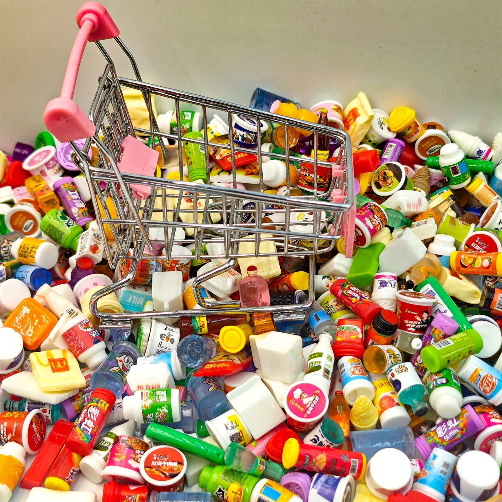 微缩迷你小超市便利店玩具模型创过家家玩具