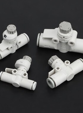 气动管道节流阀AS1001nF/2001F-08带刻度带锁稳速阀AS1002FS-4-06