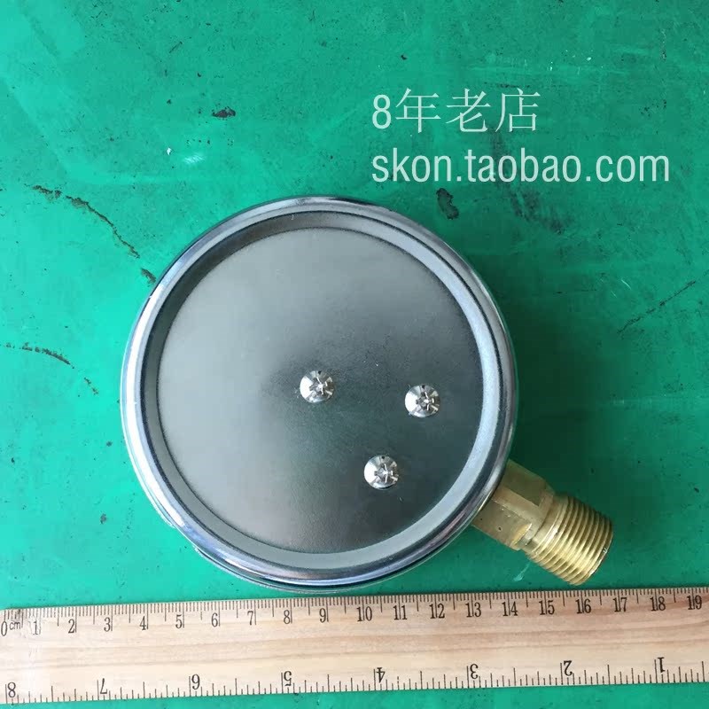 YN100耐震压力表0-4MPA径向压力表580PSI液压油表螺纹M20*1.5