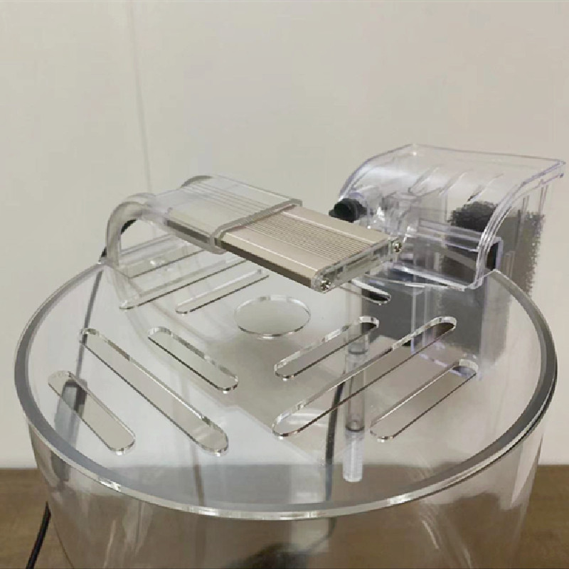 鱼缸过滤器三合一净水水s循环泵小型瀑布式壁挂迷你外置水泵循环