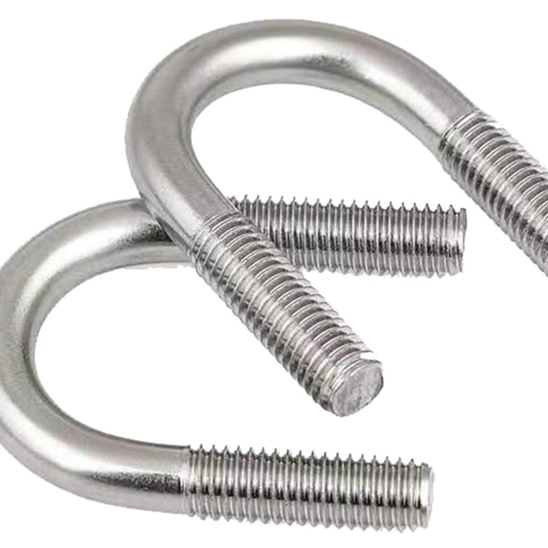 316不锈钢U型螺丝 U型卡 U型螺栓M6 U型管卡 管夹DN50 MU6M8M10M1