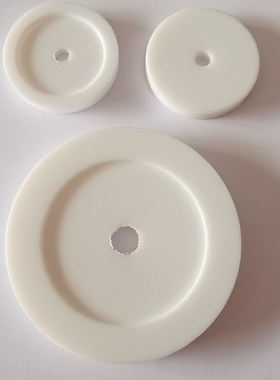 不锈钢丝口气动角座阀密封垫阀芯阀座配F件蒸汽高温四氟垫片DN504