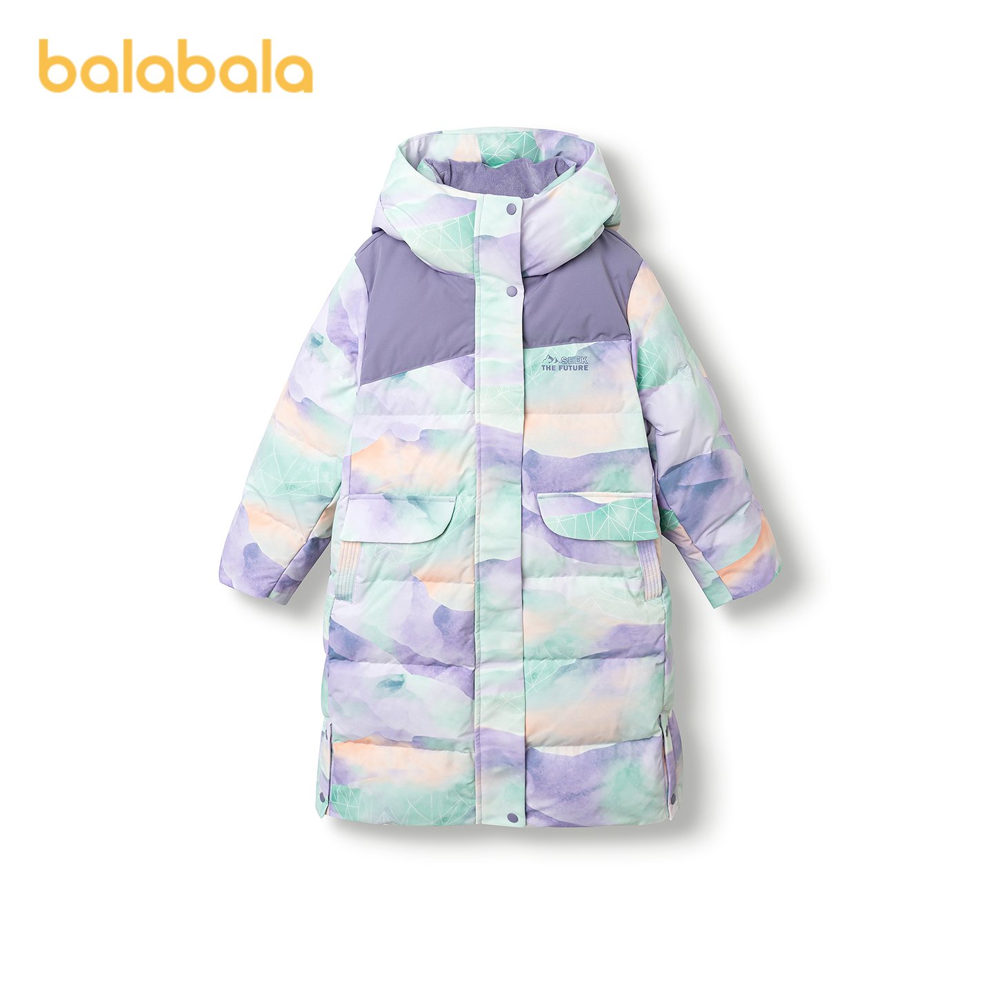 巴拉巴拉热壳羽绒服女童防护外套