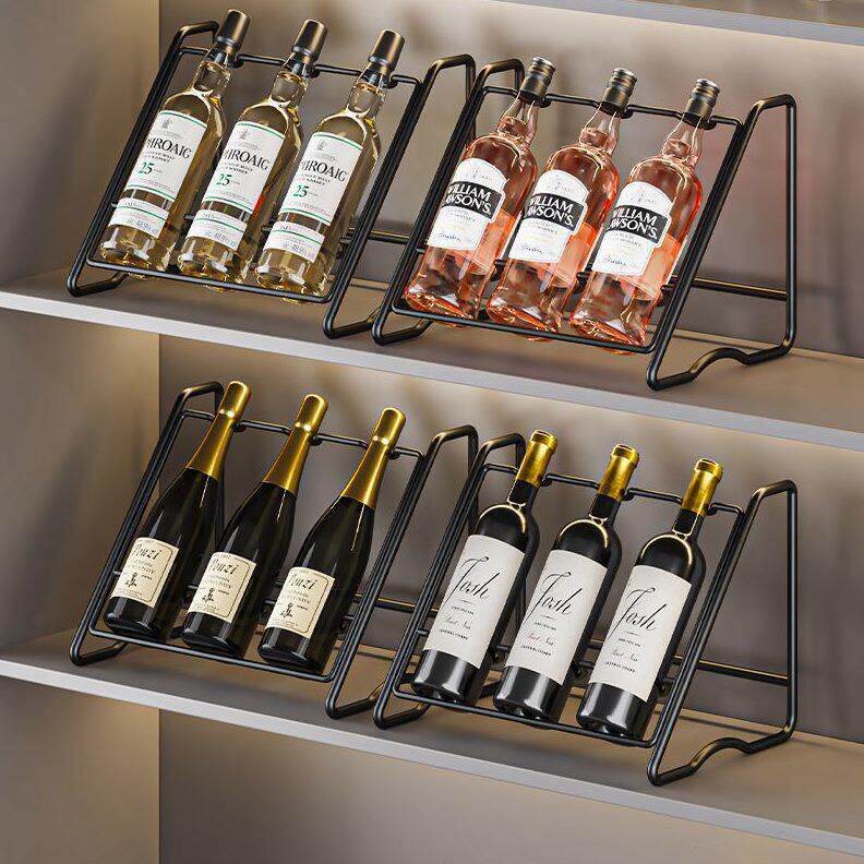 摆件创意红酒架放欧式酒柜子轻奢葡萄酒架斜置物架红酒架现代简约