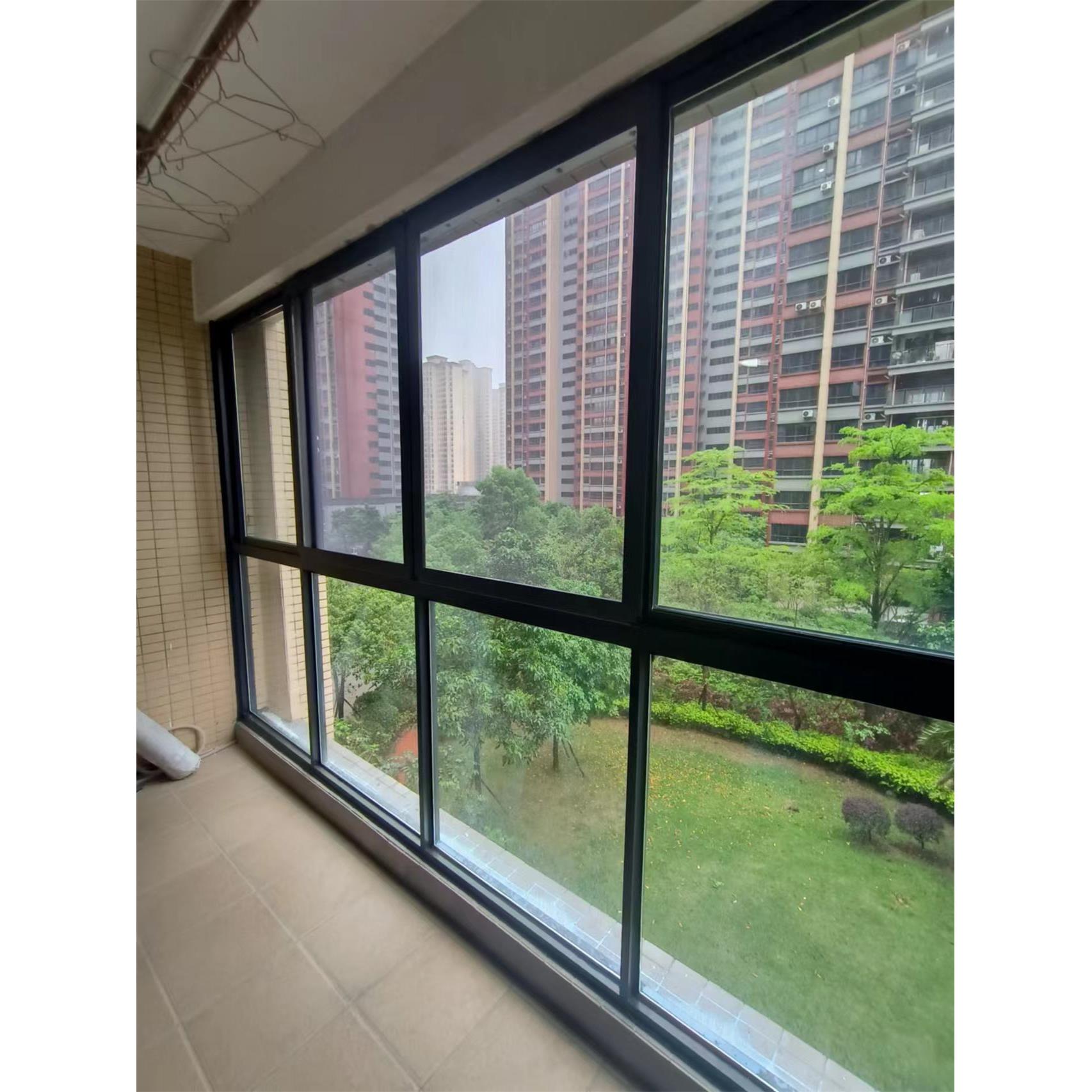 深圳香港惠州铝合金阳光房门窗定制断桥铝隔音窗户封阳台推拉玻璃