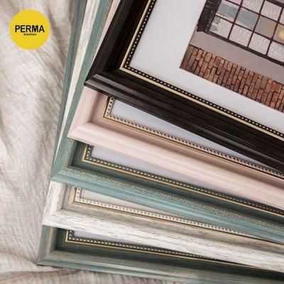 PERMA拼图冬灯画框美式覆古框架挂墙500片1000片拼图小众装饰相框