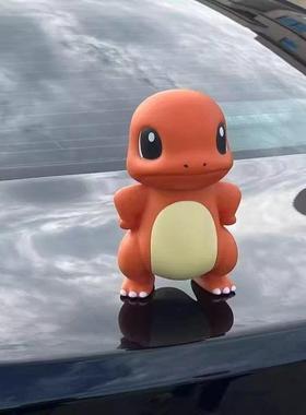 2025网红同款小火龙汽车摆件后备箱车尾挂件可爱装饰创意摆件模型