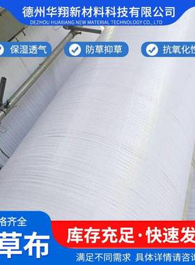 白色防草布农用地膜透明种植保温大棚果园防潮防水养护防草布保温