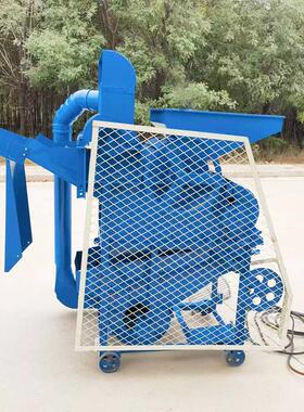 1吨花生剥机壳电动剥双提双花VTV生米脱粒机云南带风生选筛七彩花