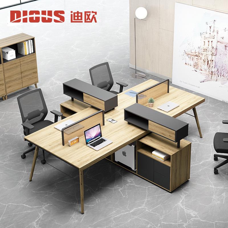 简约现代开放工作职员办公工位简易组合电脑桌员工桌椅办公桌