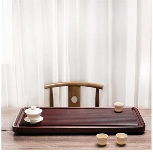 家用电木茶盘花梨木实木茶台竹子茶海大茶台家用办公用简约茶盘