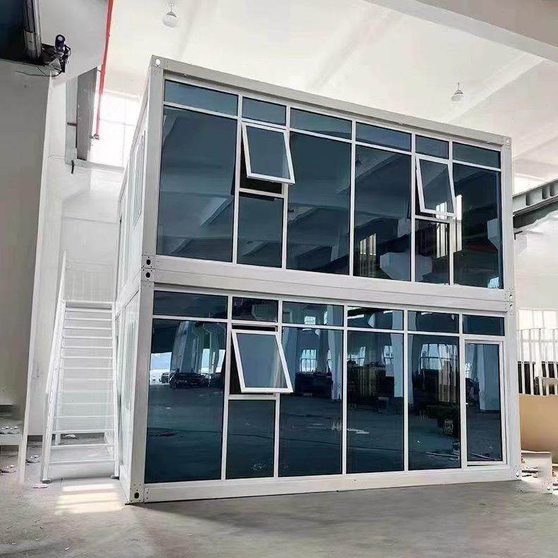 办公室移动房时简易工地临箱住集装箱房快拼人活动板房定制阳光房