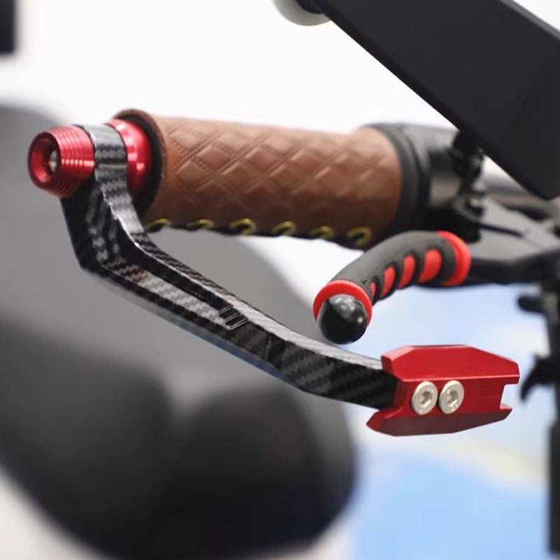 摩托车 电动车 春风 小牛改装牛角护手 铝合金把手防护 手把护弓