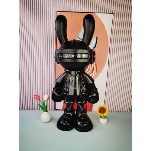 潮玩大兔子落地客厅摆件电视柜旁玄关家居公司酒店KTV酒吧大摆件