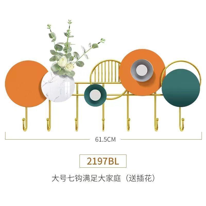 入户门玄关创意挂钩免打孔进门后衣帽钩壁挂门口金属墙上挂衣架