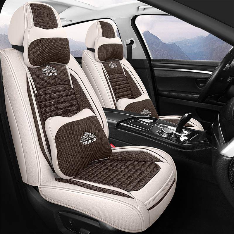 14-24款新老朗逸速腾汽车座套四季通用五座通用座椅套亚麻坐垫套