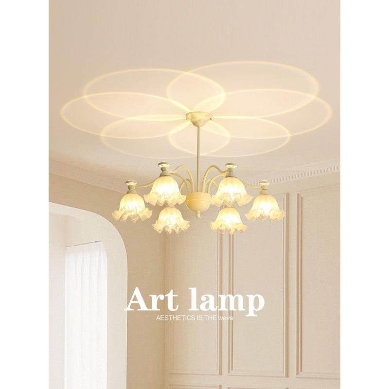 法式复古奶油风吊灯花朵网红氛围玻璃客厅大气饭厅灯书房卧室灯具,金属材料及制品,金属加工件/五金加工件,淘宝优惠券,粉丝福利购,淘宝优惠卷