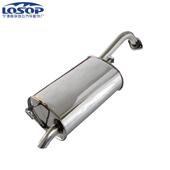 消声器适用于409钢丰田花冠后节静音段排气管汽车消声器