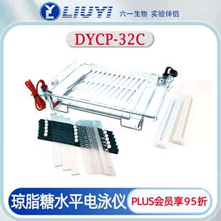 北京六一DYCP-32C琼脂糖水平电泳仪大号鉴定分离制备DNA核酸电泳