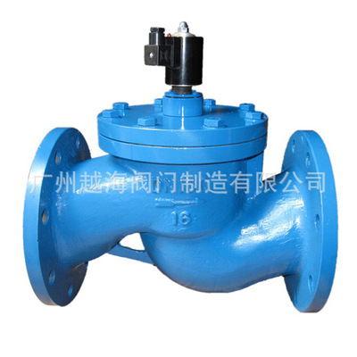 DF型铸铁法兰电磁控制阀DN50 65 80 100 125 150 200水气用AC220V