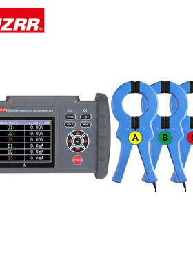 征能FR2020B大口径三相数字相位伏安表/三相功率因数测试仪