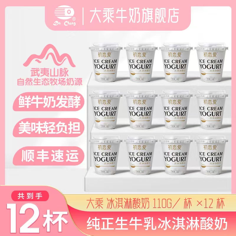 大乘冰淇淋酸奶鲜牛奶发酵