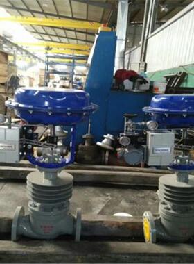 ZJHP46-16PDN80气动阀门-气动衬氟调节阀不锈钢法兰式