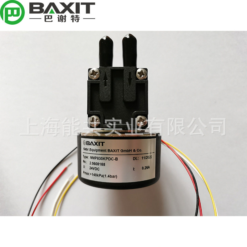 BAXIT防腐采样泵NMP830KPDC-B 直流24V微型隔膜气泵NMP830KNDC-B