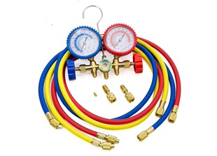R410a manifold gauge 空调制冷铜双表阀雪种表冷媒表CT536 AD87