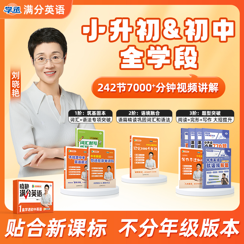 【满分英语】刘晓艳初中英语全套