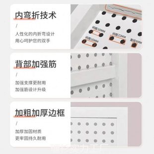 厂促洞洞板挂墙孔洞免打孔工具墙上展示挂板手机配件置物架饰品架