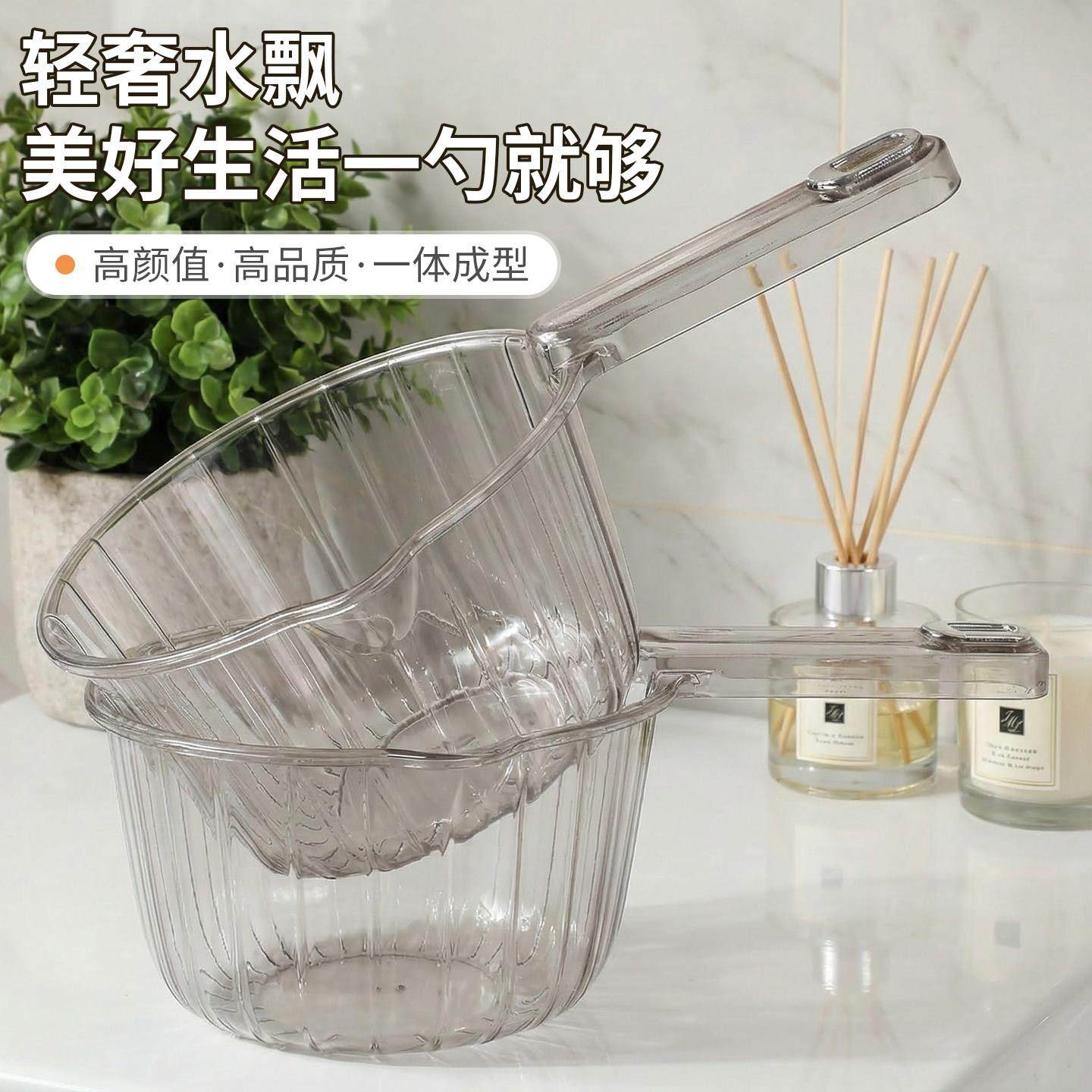 家用厨房摔不破水勺加深加厚长柄透明舀水打水仗漂流水瓢洗头勺子,厨房/烹饪用具,水舀/水瓢,淘宝优惠券,粉丝福利购,淘宝优惠卷