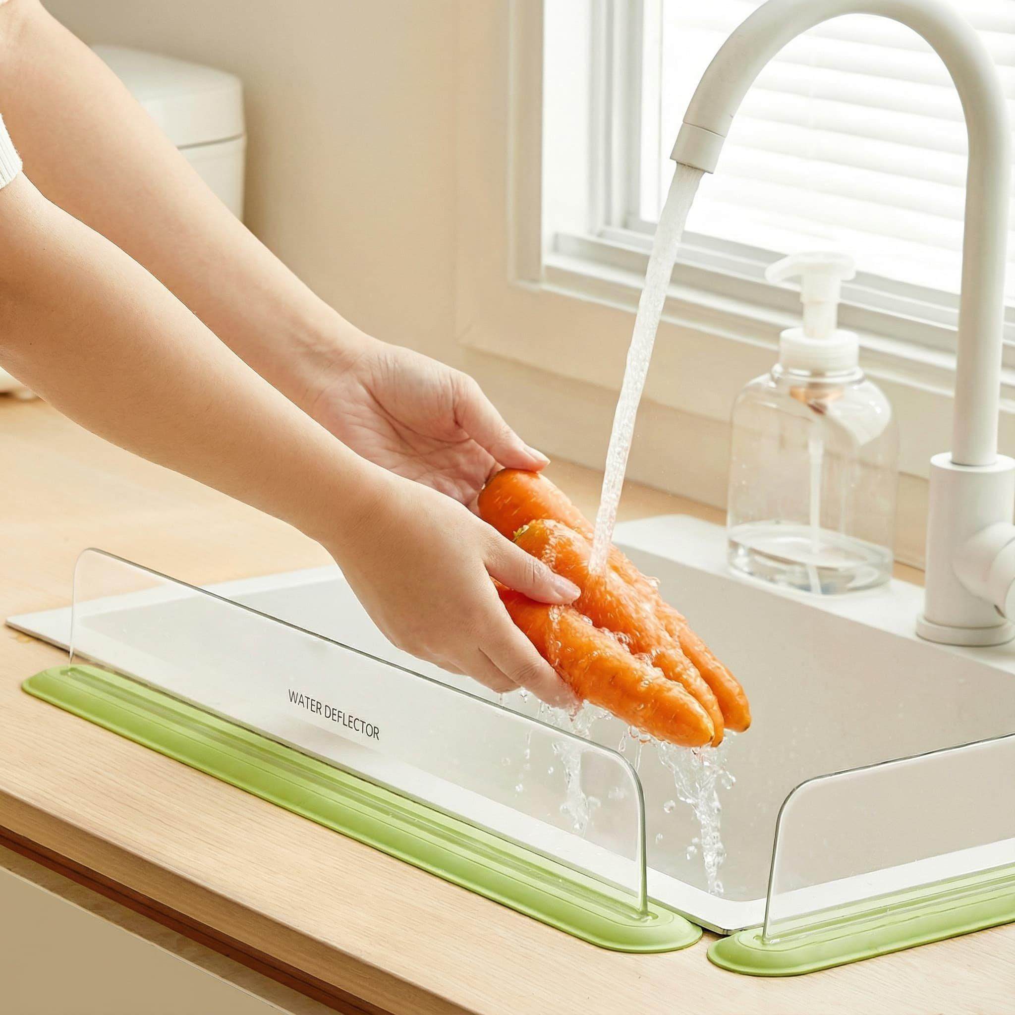 水槽挡水板厨房水池洗碗池洗手盆防溅水挡板隔板硅胶一体挡水板子,厨房/烹饪用具,厨房挡水板/挡水条,淘宝优惠券,粉丝福利购,淘宝优惠卷