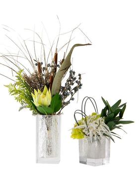 轻奢仿真花摆件样板房客厅茶几售楼处餐桌花瓶花束前台卫生间花艺