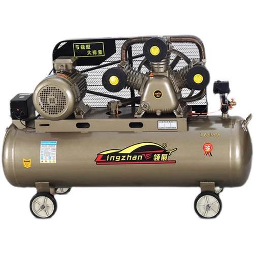 活塞空压机打气泵小型高压工业级220V皮带空气压缩机380V木工汽修